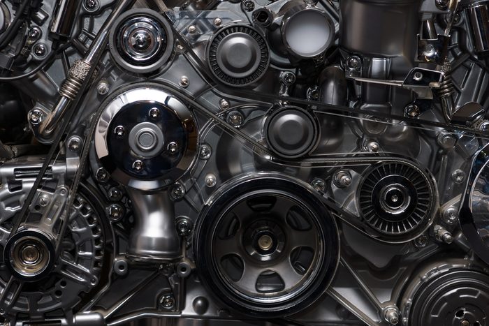 A fragment of the engine