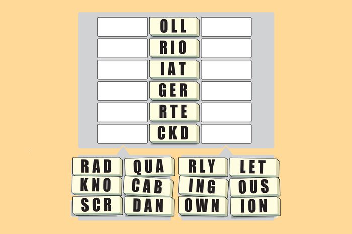 Brain teaser #24: Word parts